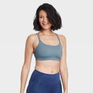 All In Motion Women's Low Support Strappy Back Bra - S